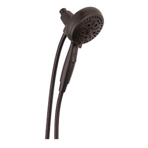 SureDock Magnetic 7-Spray Patterns 4.88 in. Wall Mount Handheld Shower Head in Venetian Bronze