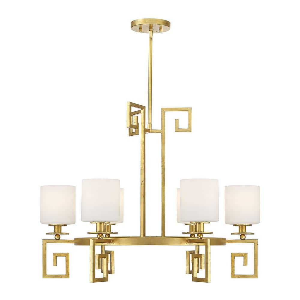 Worlds Away Capiz Shells Tapered Chandelier