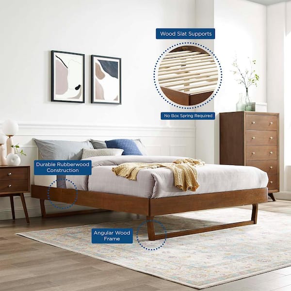 Mid-Century Platform Bed – Acorn