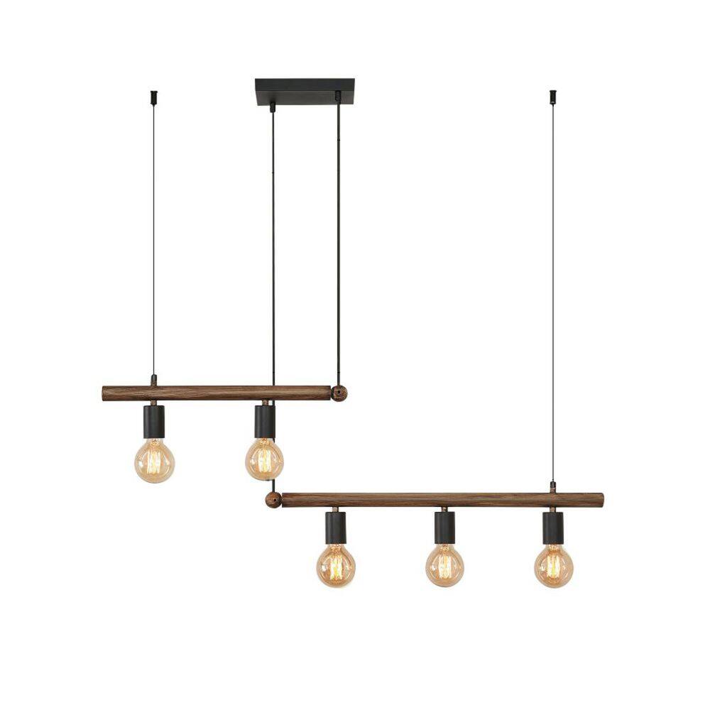 50-Watt/Blub 5 Light Brown Pendant Light without Shade(Bulb Not Included)) price history on PriceWatchPro