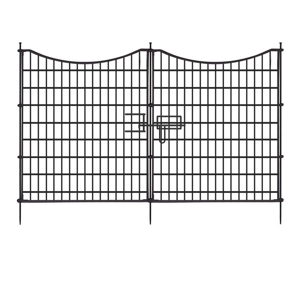 33 in. Tall Rustproof Metal Wire Garden Fence with Gate, 18 Panels, Decorative Barrier, Outdoor Fencing, 40.5 ft. Long price history on PriceWatchPro