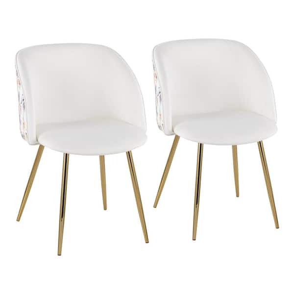 Kit 2 Poltronas Decorativas Egg Chair LV Branco/Marsala G53 - Gran