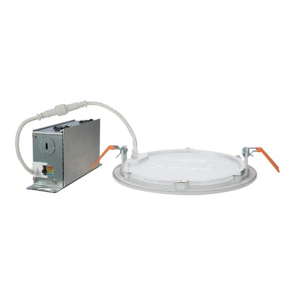 HALO HLBC 6 in. Ultra-Slim Regressed LED Downlight Selectable CCT with D2W  Option HLBC6099FSD2W1EMW - The Home Depot