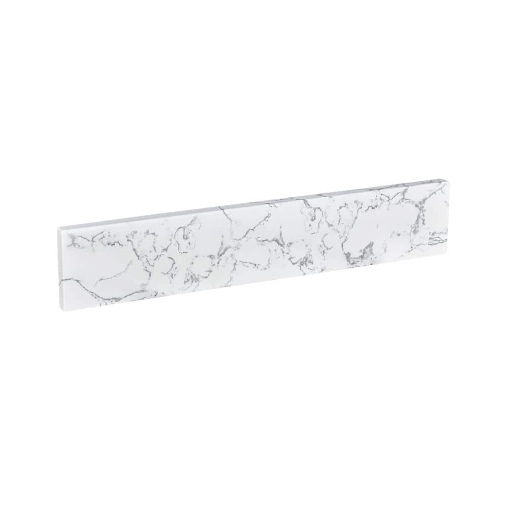 YASINU Alaski 21.25 in. W Cultured Marble Vanity Sidesplash in