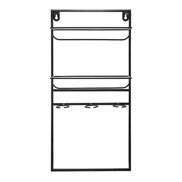 Elements 24 x 12 in. Decorative Wine Bottle Holder, Multicolored