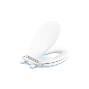 Transitions Nightlight Quiet-Close Elongated Closed - Front Toilet Seat in. White