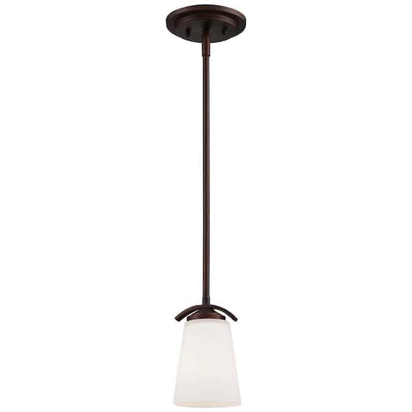 Minka Lavery Overland Park 1-Light Vintage Bronze Mini Pendant