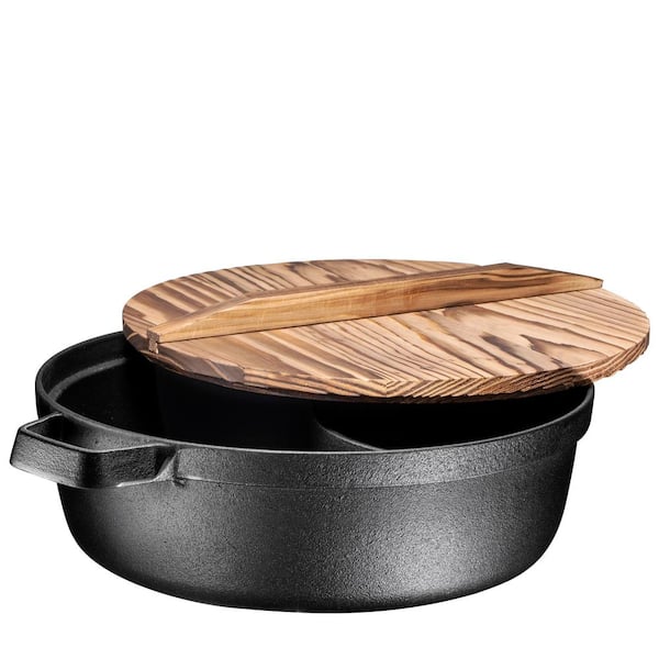 Have a question about Bruntmor 2 in 1 Cast Iron Double Dutch Oven