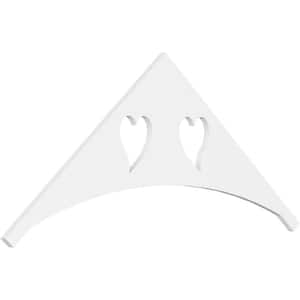 1 in. x 60 in. x 27-1/2 in. (10/12) Pitch Winston Gable Pediment Architectural Grade PVC Moulding