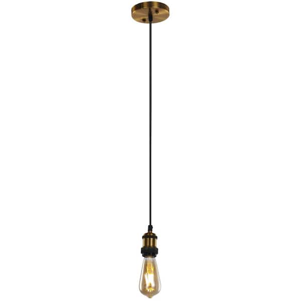 Ledpax Technology Stayton 1-Light Antique Brass Pendant