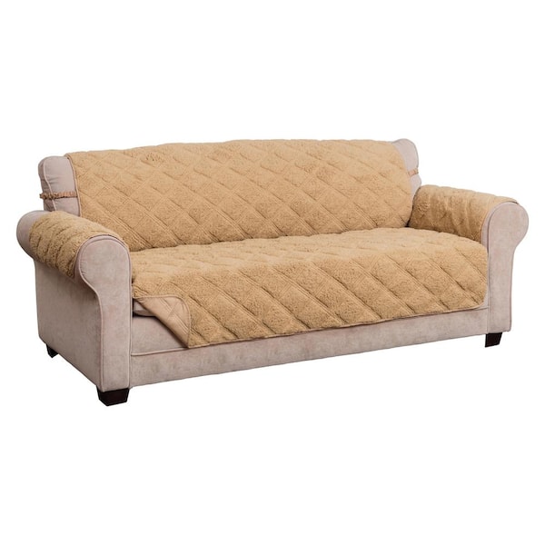 Innovative Textile Solutions Hudson Toast Waterproof XL Sofa Furniture Cover