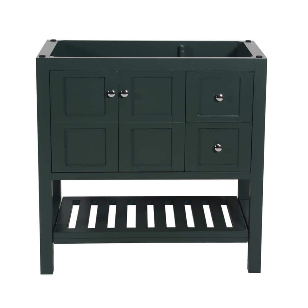 Manhattan 36 in. W x 18 in. D x 35 in. H Single Bath Vanity Cabinet with Ou
