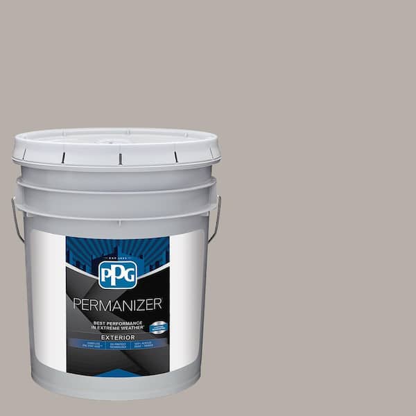 PERMANIZER 5 gal. PPG1006-4 Mercurial Flat Exterior Paint