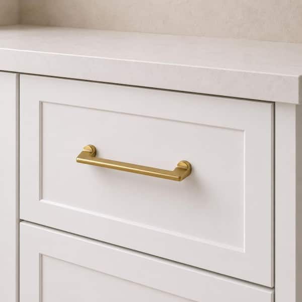 Ainsley 3 in. (76mm) Brushed Gold Cabinet Bar Pull
