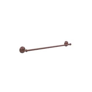 Que New Collection 30 in. Back to Back Shower Door Towel Bar in Antique Copper