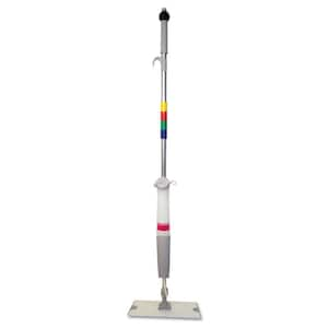 5 in. x 18 in. Head, 59 in. Handle Blue/Gray Bucketless Microfiber Mop System