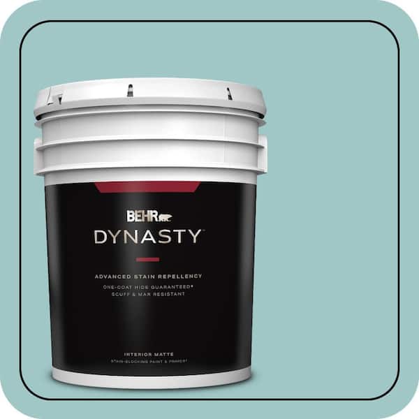 BEHR DYNASTY 5 gal. Home Decorators Collection #HDC-SP16-08 Blue Bell Matte Interior Stain-Blocking Paint & Primer