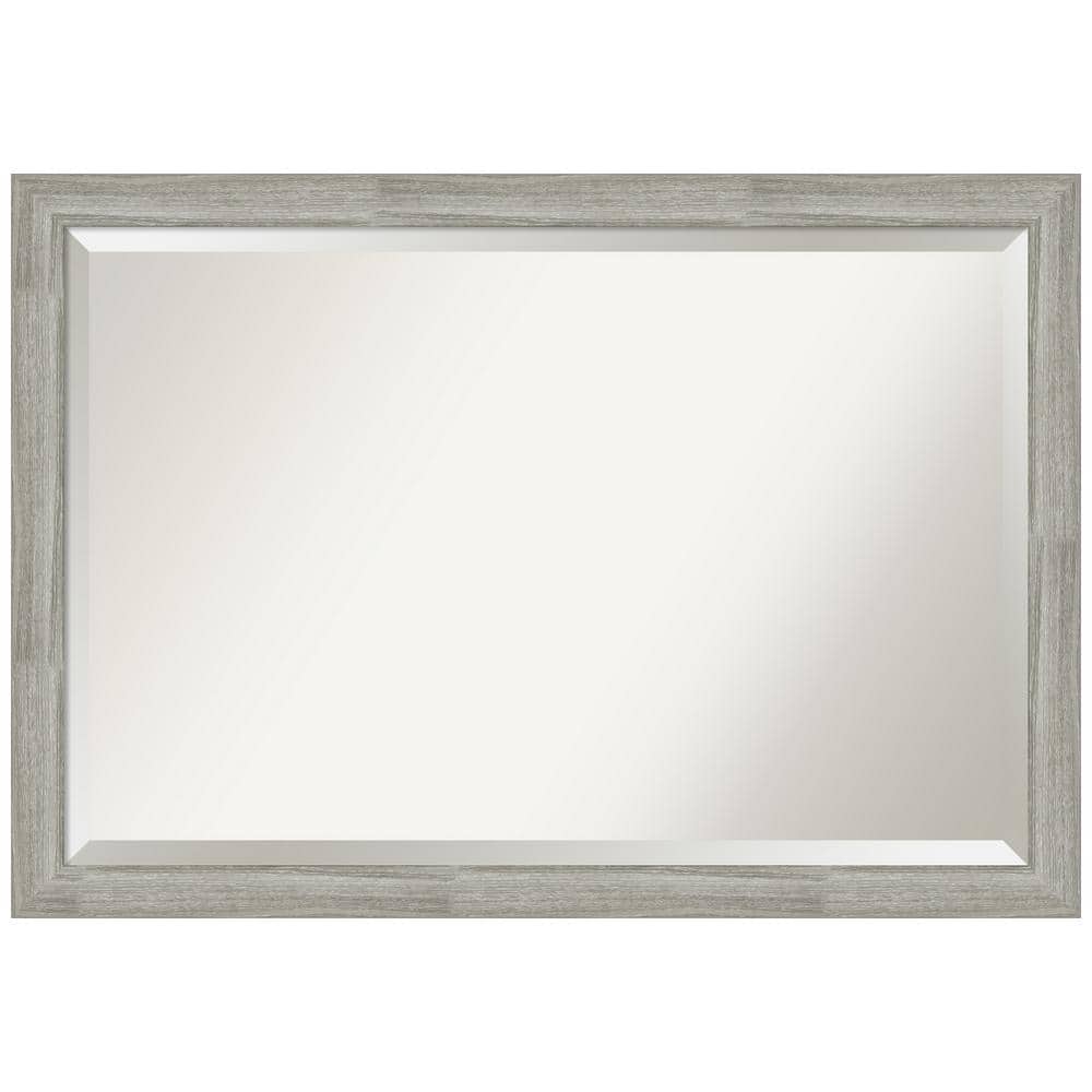 Dove Greywash Rectangular Wall Mount Bathroom Vanity Mirror