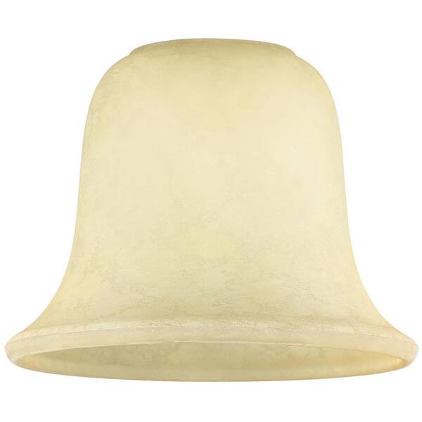Westinghouse 4-5/8 in. Caramel Scavo Bell with 2-1/4 in. Fitter and 6-1/16 in. Width
