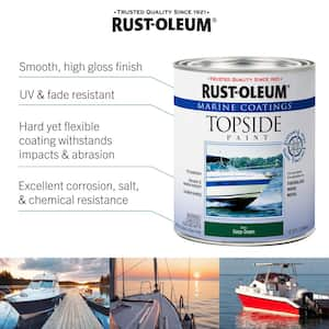 1 qt. Gloss Oyster White Topside Paint (4-Pack)