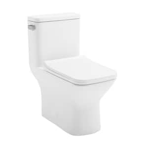 Carre One-Piece 1.28 GPF Single Flush Square Toilet in White