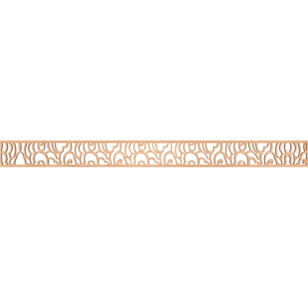 Springfield Fretwork 0.375 in. D x 46.375 in. W x 4 in. L Hickory Wood Panel Moulding price history on PriceWatchPro
