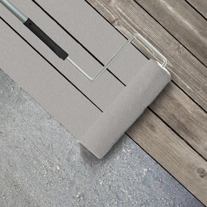 1 gal. #PPU26-09 Graycloth Textured Low-Lustre Enamel Interior/Exterior Porch and Patio Anti-Slip Floor Paint