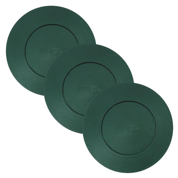 Pop-Up Emitter 4 in. Green Replacement Lid (3-Pack)