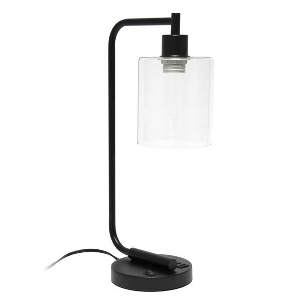 Black Modern Iron Desk Lamp, Modern Industrial Desk Lamp