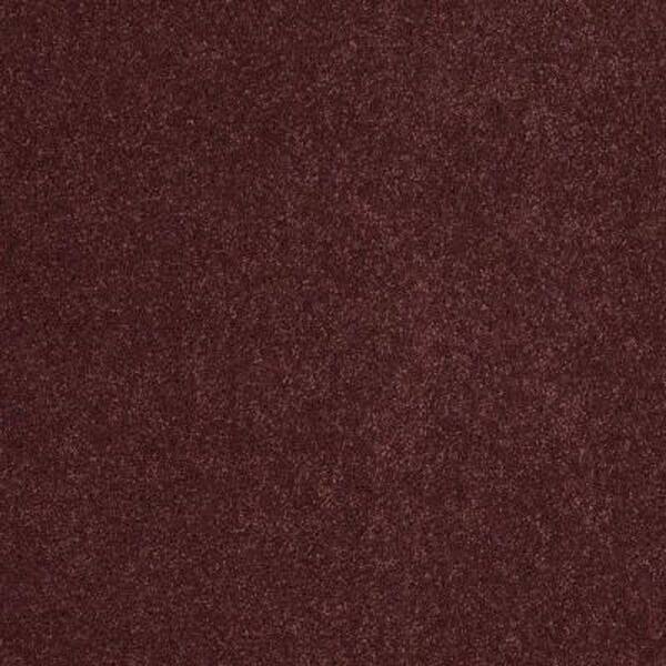 SoftSpring Carpet Sample - Tremendous I - Color Bordeaux Texture 8 in. x 8 in.