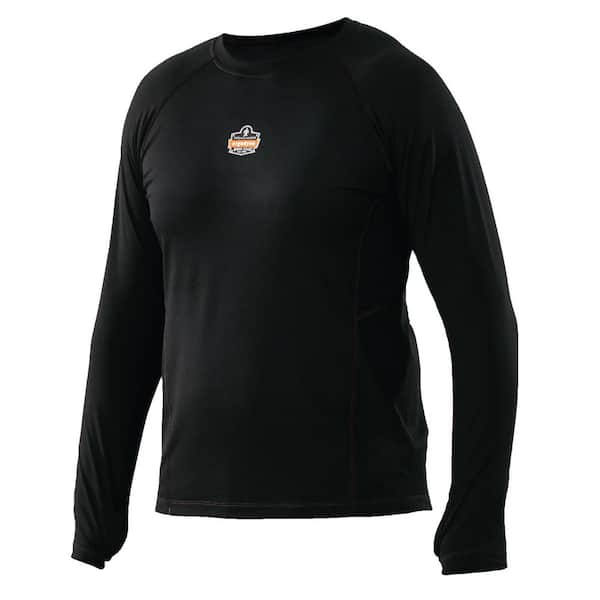 N-Ferno Unisex 5 XL Black Thermal Base Layer Long Sleeve Shirt