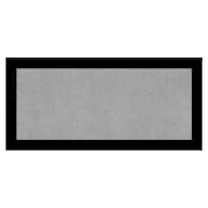 Basic Black 53 in. x 25 in. Framed Magnetic Board