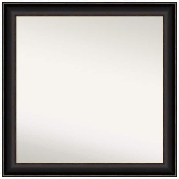 Amanti Art Trio Oil Rubbed Bronze 30.5 in. W x 30.5 in. H Square Non-Beveled Framed Wall Mirror in Bronze