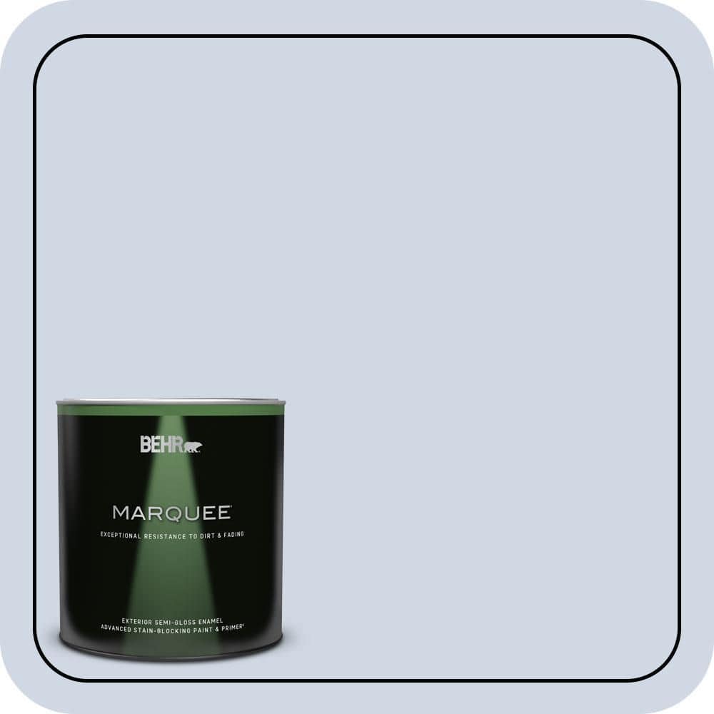 1 qt. #600E-2 Harbor Mist Semi-Gloss Enamel Exterior Paint & Primer product image for price tracking