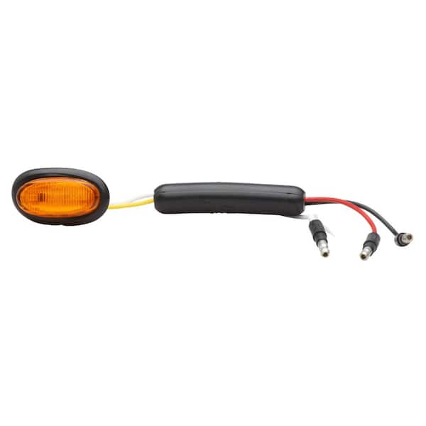 Unbranded Dual Intensity Slim-Line MicroNova LED Clearance Marker Light with Grommet-Amber