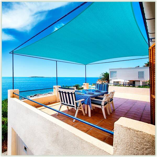 190 GSM Rectangle Sun Shade Sail with Rectangle Kit