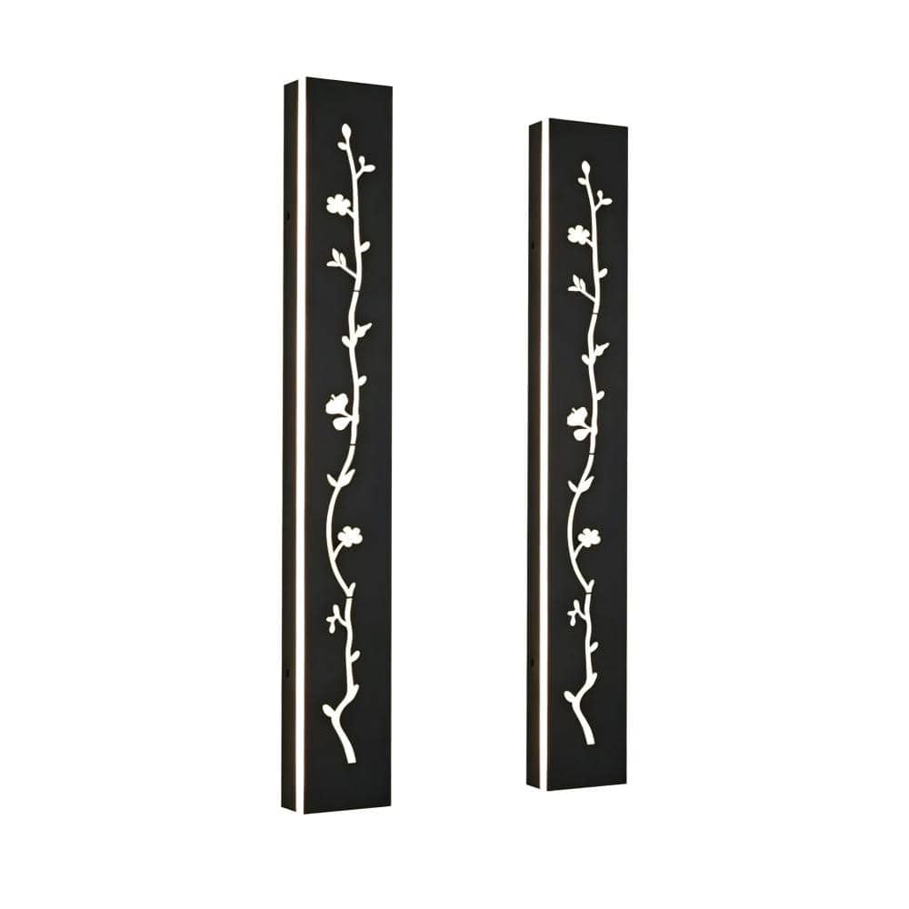 2 Pack 24/32/40/48/61in LED Outdoor Wall Lights Black Outside Garage Lights Porch Light price history on PriceWatchPro