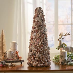 2.21 ft. Pinecone Tabletop Holiday Tree