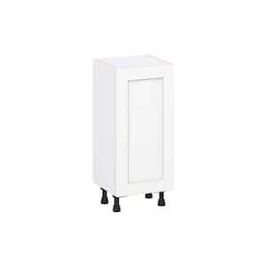 Milton 15 in. W x 14 in. D x 34.5 in. H Assembled Shaker Full Height Door Base Kitchen Cabinet in Bright White