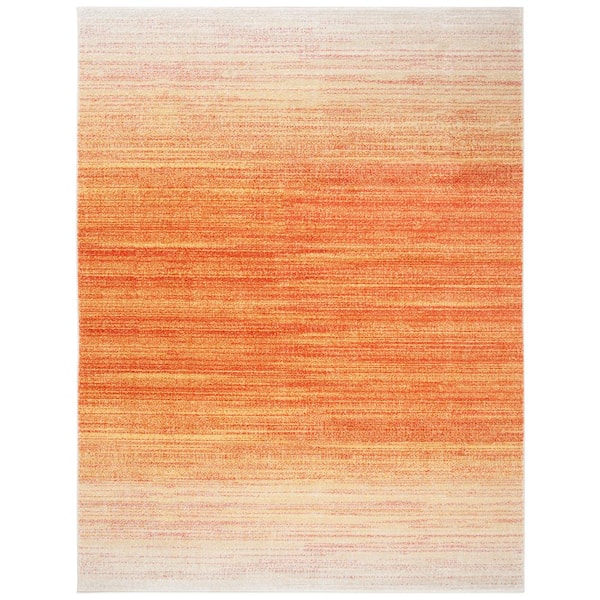 SAFAVIEH Adirondack Orange/Red 8 ft. x 10 ft. Gradient Area Rug