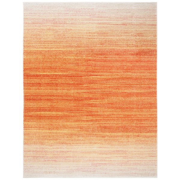 SAFAVIEH Adirondack Orange/Red 9 ft. x 12 ft. Gradient Area Rug
