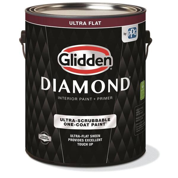 Glidden Diamond 1 gal. Base 2 UltraFlat Interior Paint with Primer