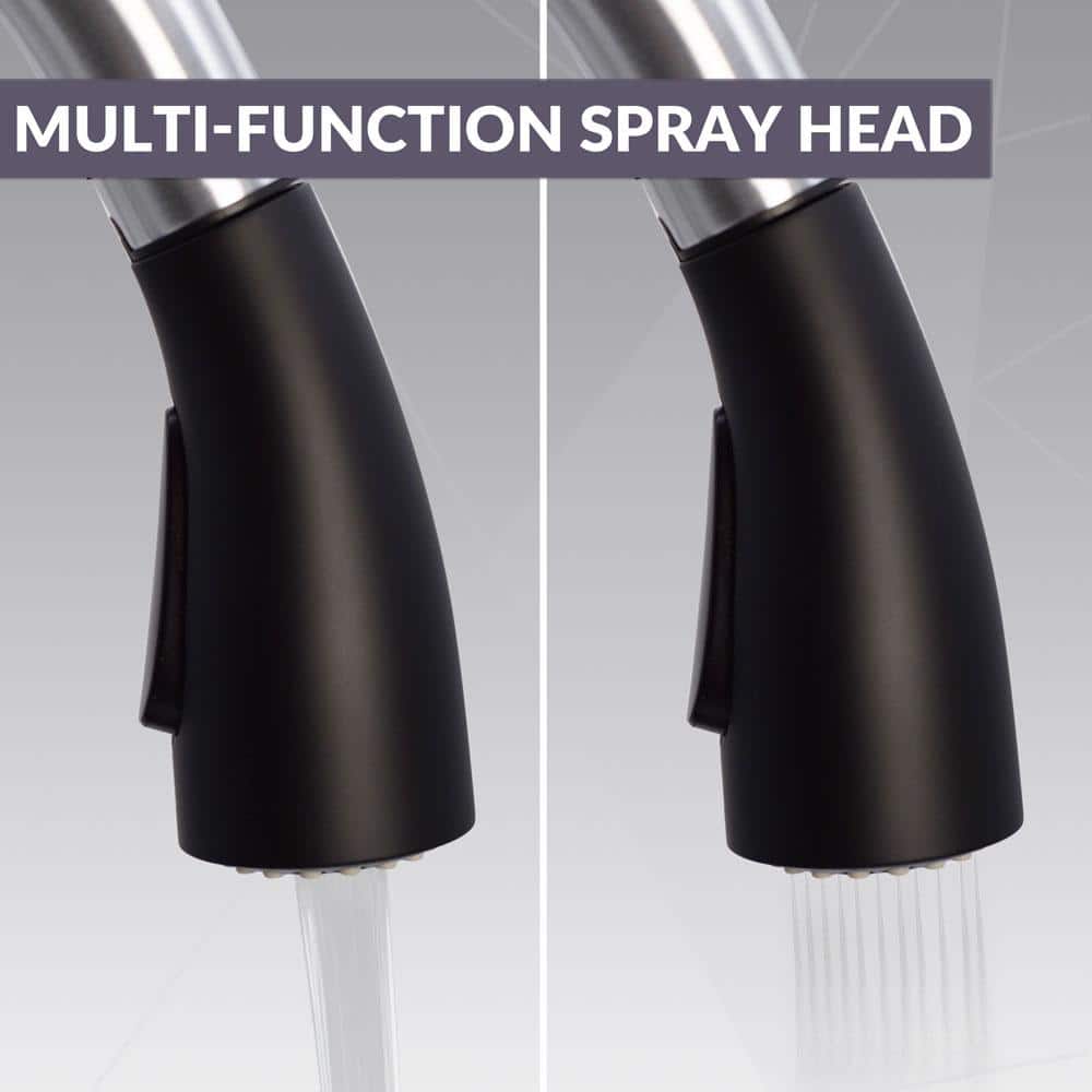 Stainless Steel Touchless Pull-Down Kitchen Faucet with Spray