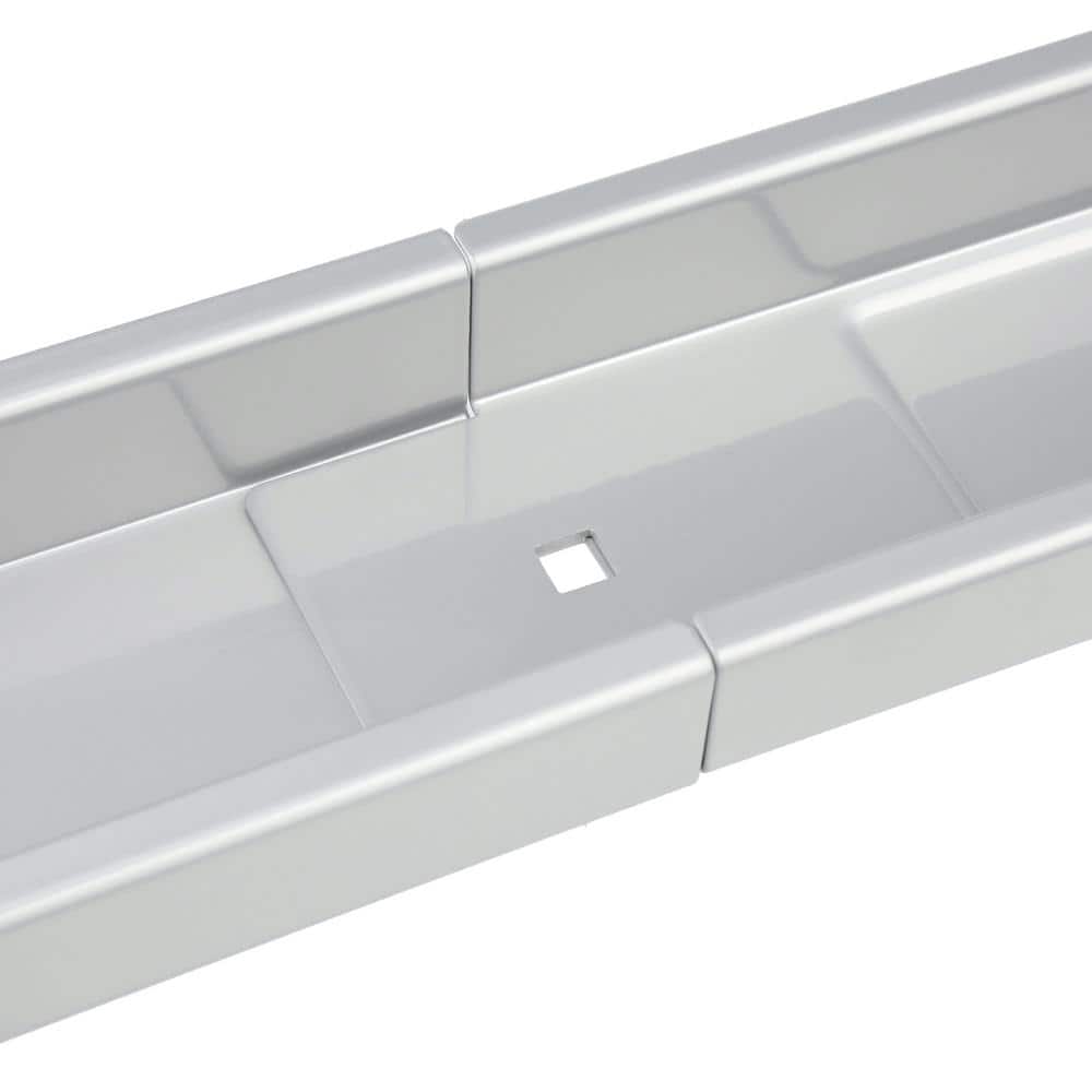 Silver Steel Ready-to-Assemble Cabinet Wall Bracket Kit