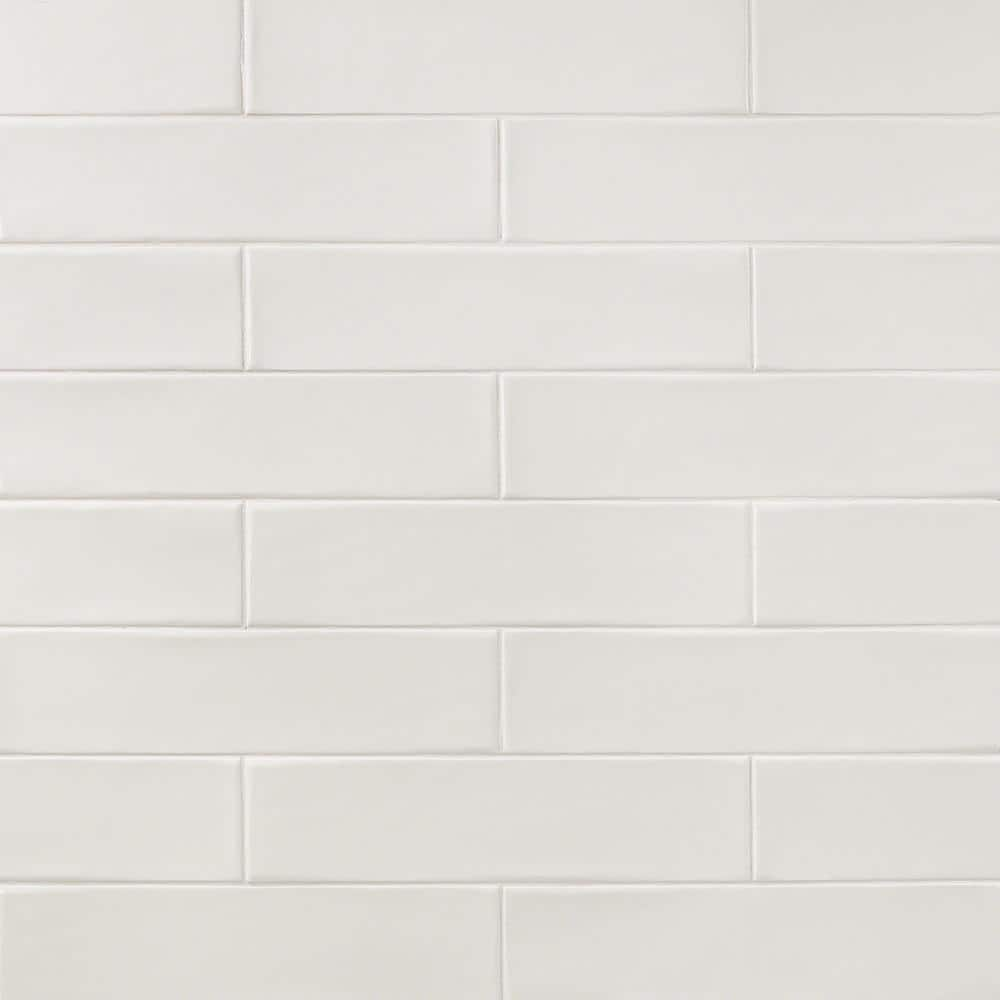 Ivy Hill Tile Birmingham Vanilla 3 in. x 12 in. Polished Ceramic Subway ...