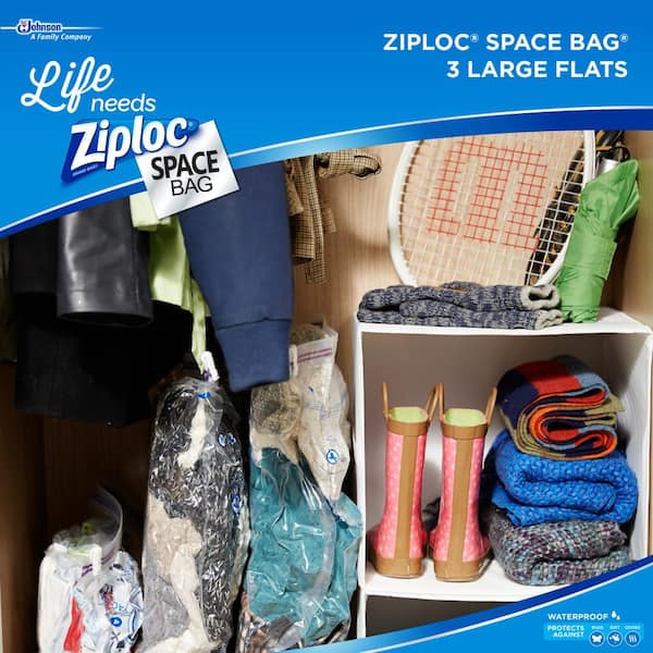 Ziploc Large Space Bag Vacuum Seal Bags 3Piece India  Ubuy