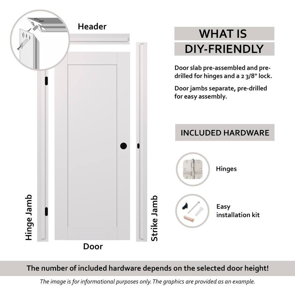 Kina 28 in. Gray Frosted Glass Composite Interior Door