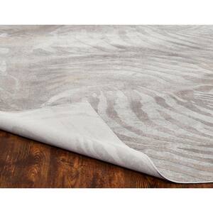 Serengeti White 11 ft. x 15 ft. Abstract Area Rug