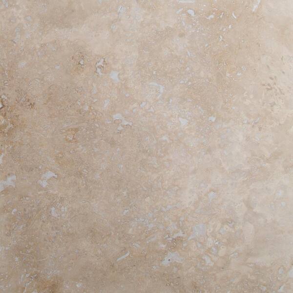 Photo 1 of ***26 Count*** 
Castle 18 in. x 18 in. Honed Travertine Floor and Wall Tile (9 sq. ft./Case)
4 tiles per case