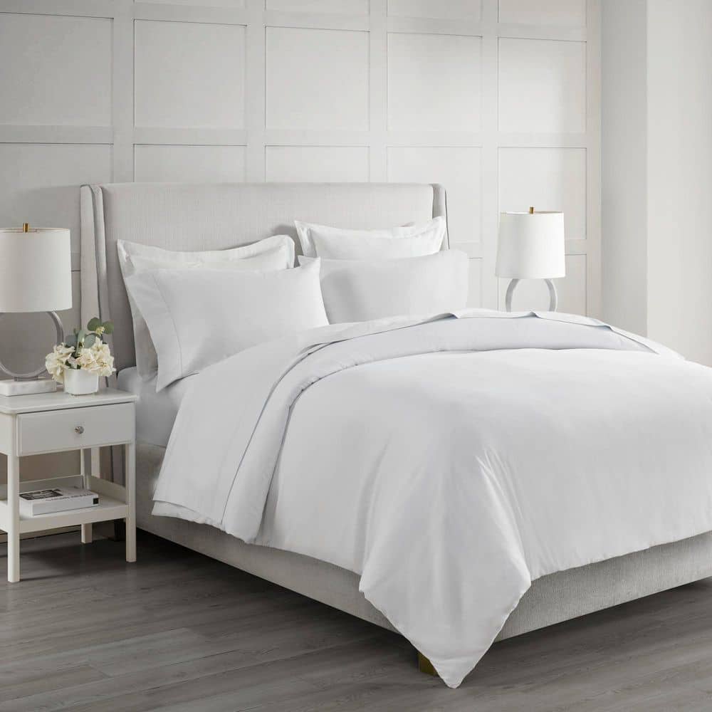 Queen White Egyptian Cotton Deep Pocket Sheet Set